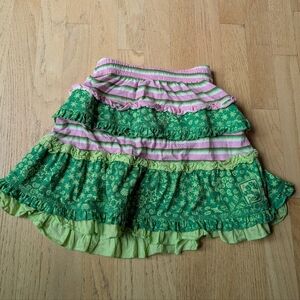Oilily Mixed Print Skirt Size 128/8